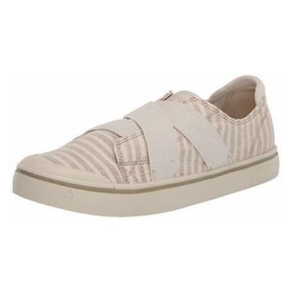 KEEN “Elsa” Tan Striped Slip On Sneaker 6.5 - Picture 2 of 16